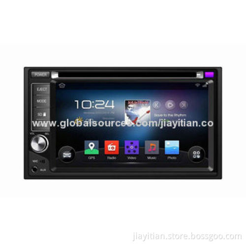 6.2-inch Android Universal Head Unit with Non-root Mirror Link, OBD II, RGB LED Light, DVR/3G/Wi-Fi